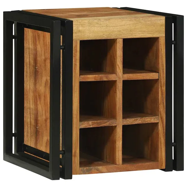 Étagère à vin 35 x 35 x 39 cm Bois d'Acacia Massif