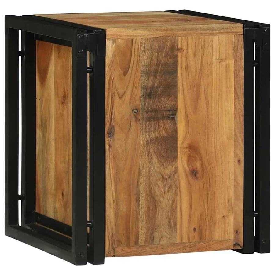 Étagère à vin 35 x 35 x 39 cm Bois d'Acacia Massif - 6