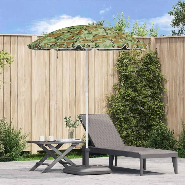 Parasol de jardin 240 cm polyester 170T Camouflage