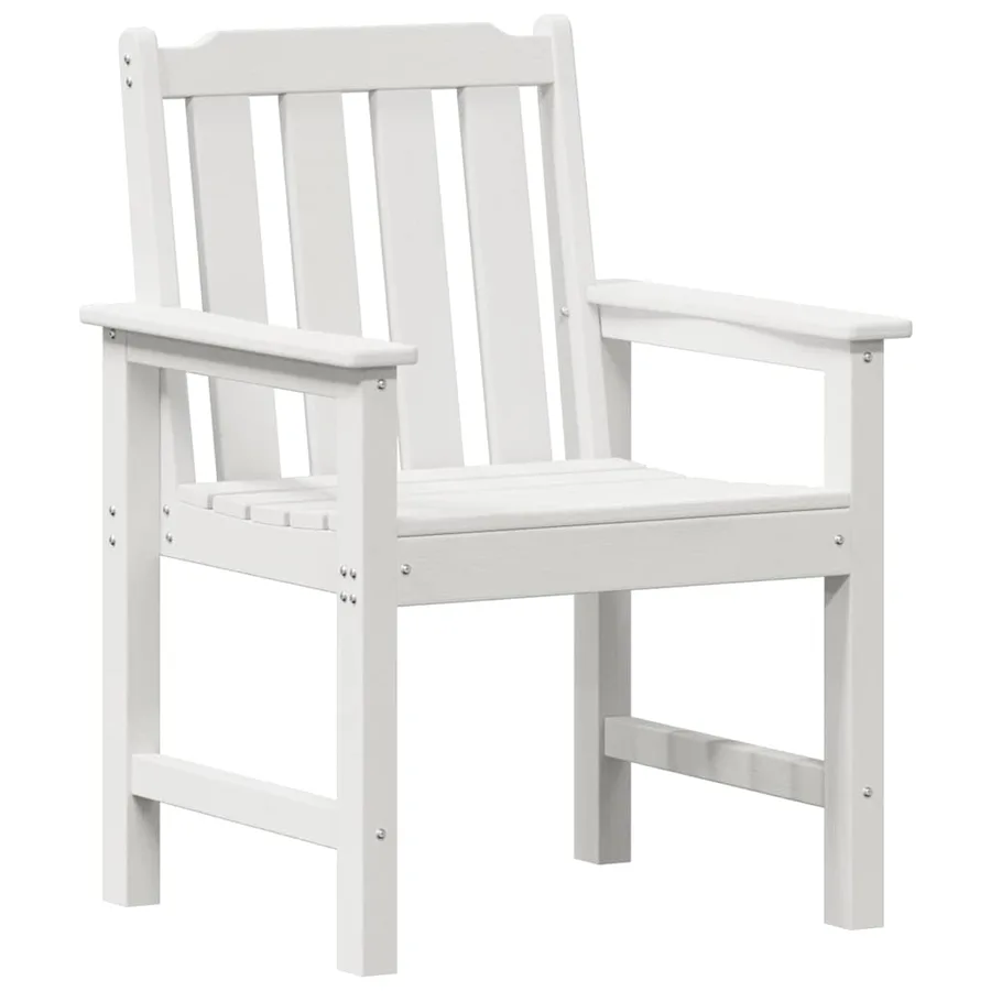 Chaise de jardin 4 pcs Blanc 65,5 x 59 x 88 cm Polyéthylène - 4
