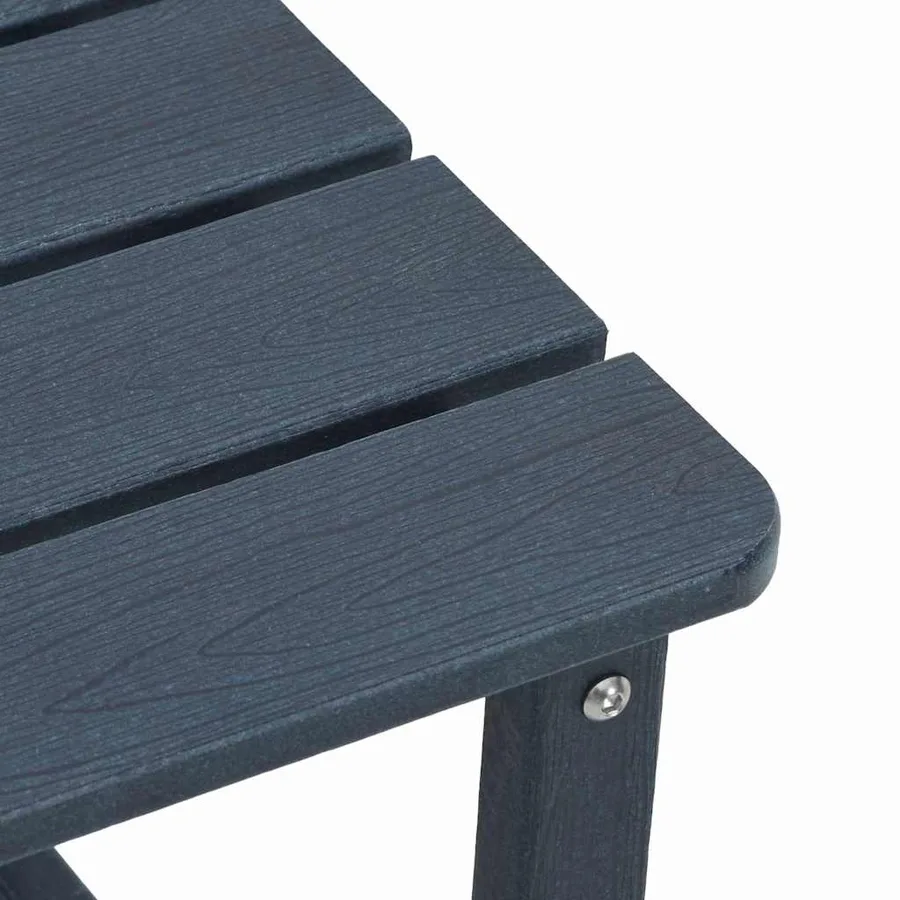 Chaise de jardin 3 pcs Bleu marine Polyéthylène - 10