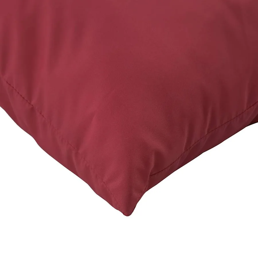 Coussins de canapé 4 pcs rouge vin 60x60 cm tissu - 6