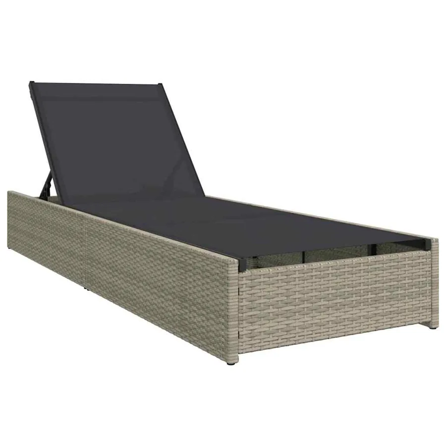 Transat Gris 200,5 x 70 x 75 cm polyrotin - 9