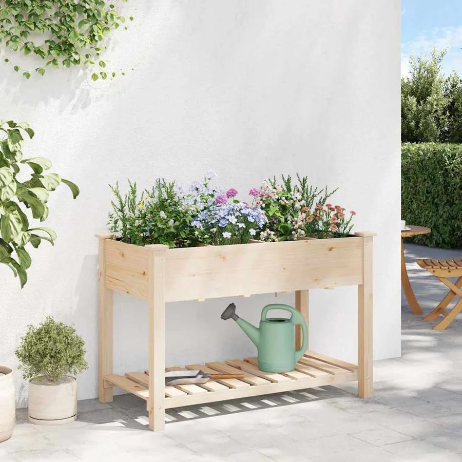 Cache-pot de jardin Beige 115 x 59 x 76,5 cm - 4