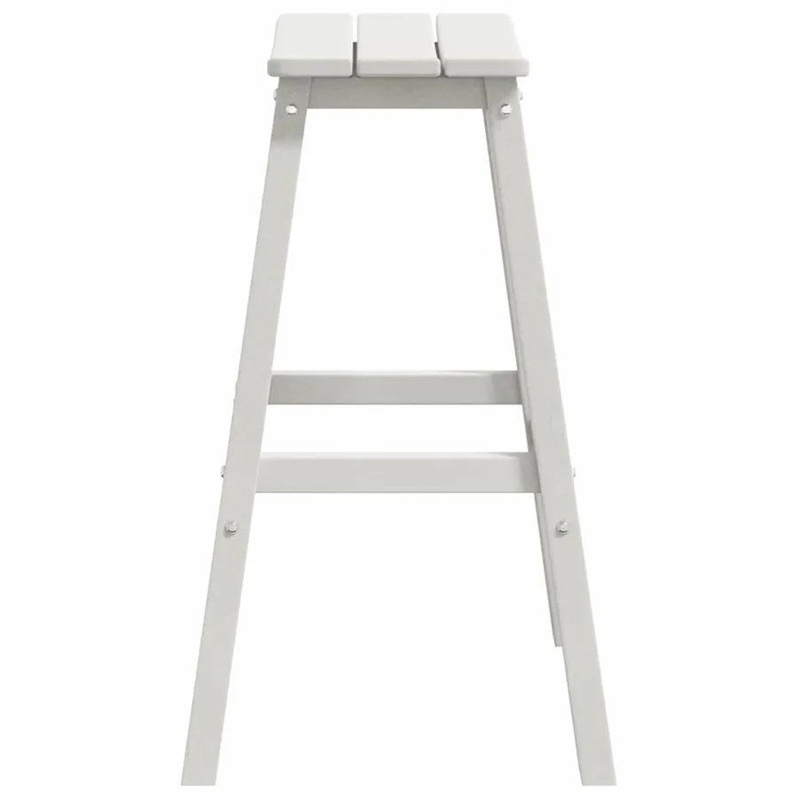 Ensemble de bar de jardin 6 pcs Blanc HDPE - 6