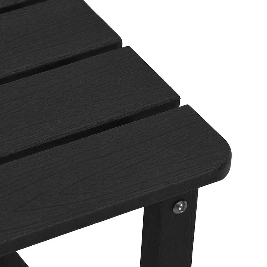 Chaise de jardin 3 pcs Noir Polyéthylène - 9
