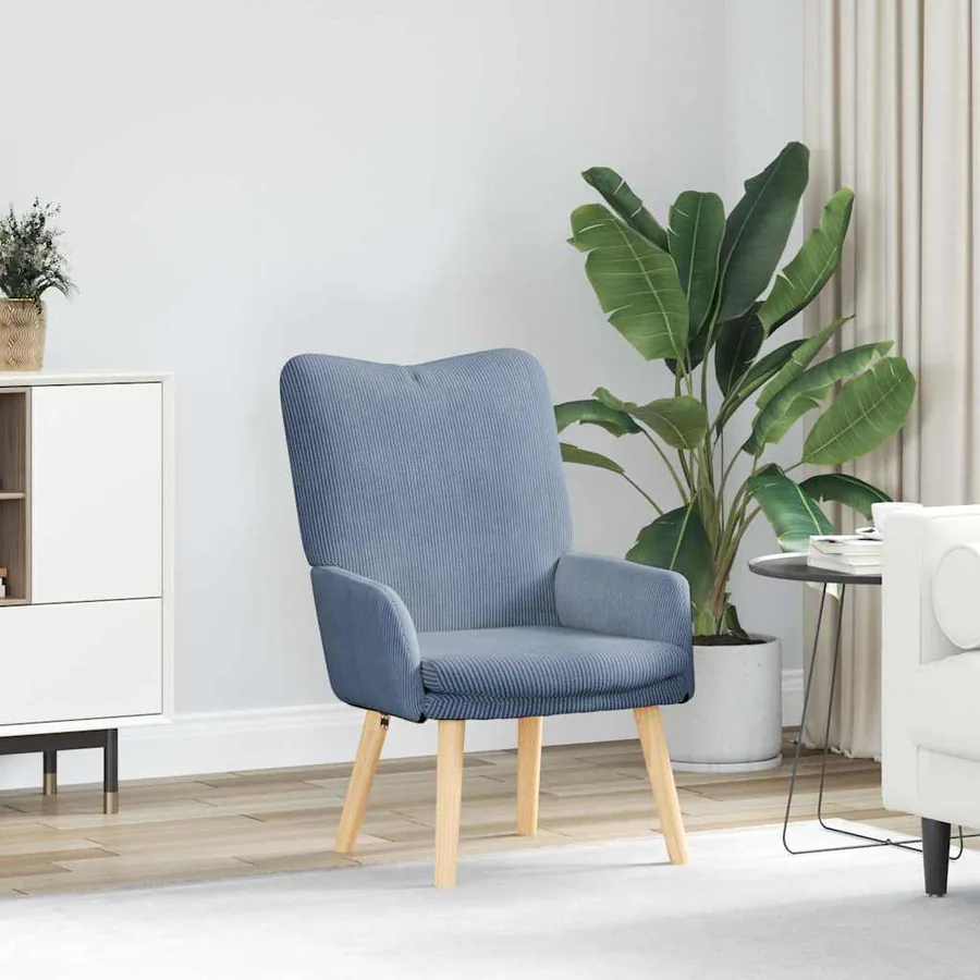 fauteuil Bleu 63 x 67 x 94 cm tissu
