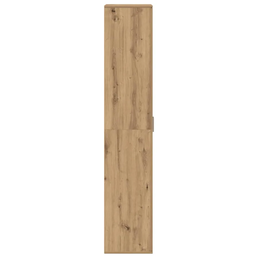 Highboard 60 x 35 x 180 cm Bois d'ingénierie chêne artisanal - 7