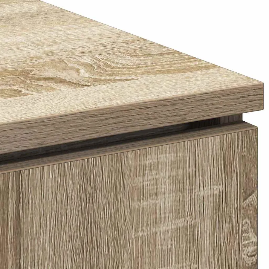 Meuble TV Chêne Sonoma 100 x 38 x 49 cm Bois d'ingénierie - 8