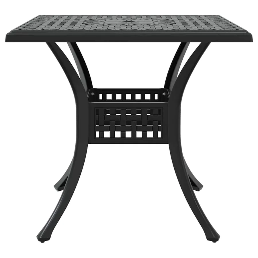 Ensemble de tables de jardin 5 pcs Noir Aluminium coulé - 9