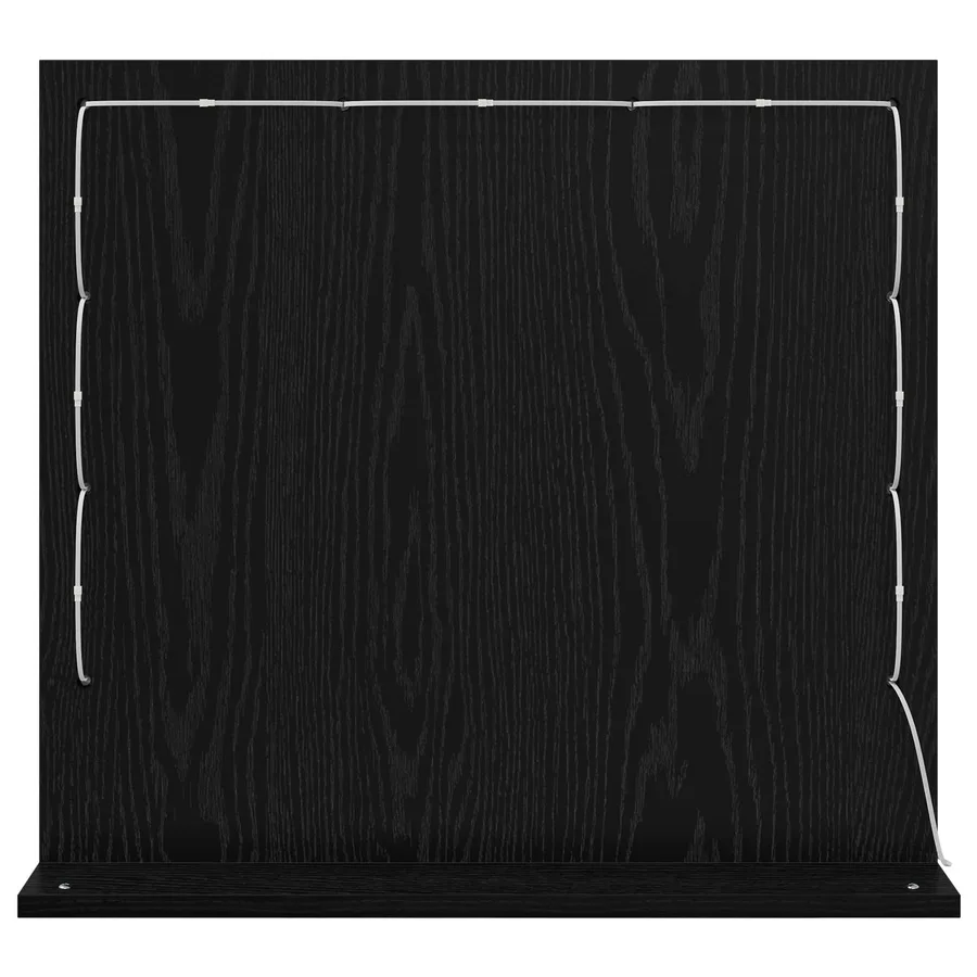 Miroir de vanité Rectangulaire Chêne noir 60 x 55 x 18 cm - 6