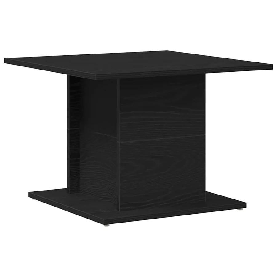 Table basse Chêne noir 55,5 x 55,5 x 40 cm Bois d'ingénierie - 4