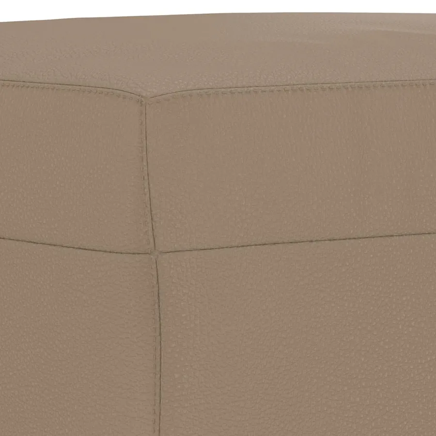 Ensemble de canapés 4 pcs avec coussins Cappuccino Similicuir - 8