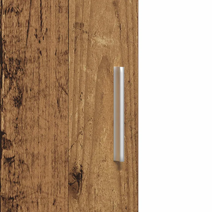 Haut Armoire Bois ancien 80 x 42 x 185 cm - 8