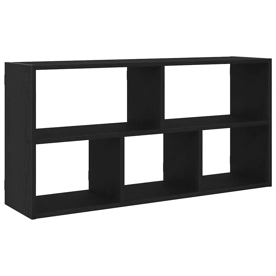 Étagère murale en chêne noir 100 x 25 x 50 cm bois d'ingénierie - 2