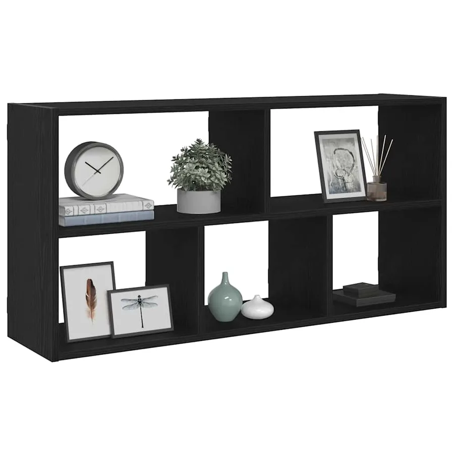 Étagère murale en chêne noir 100 x 25 x 50 cm bois d'ingénierie - 4