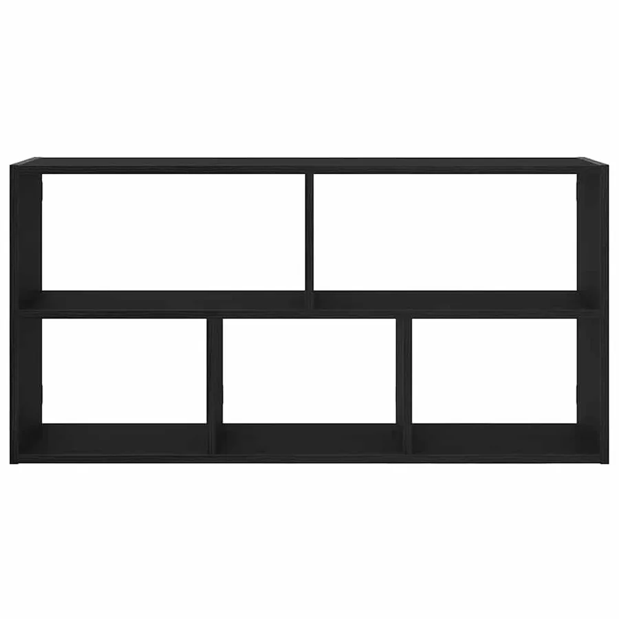 Étagère murale en chêne noir 100 x 25 x 50 cm bois d'ingénierie - 5