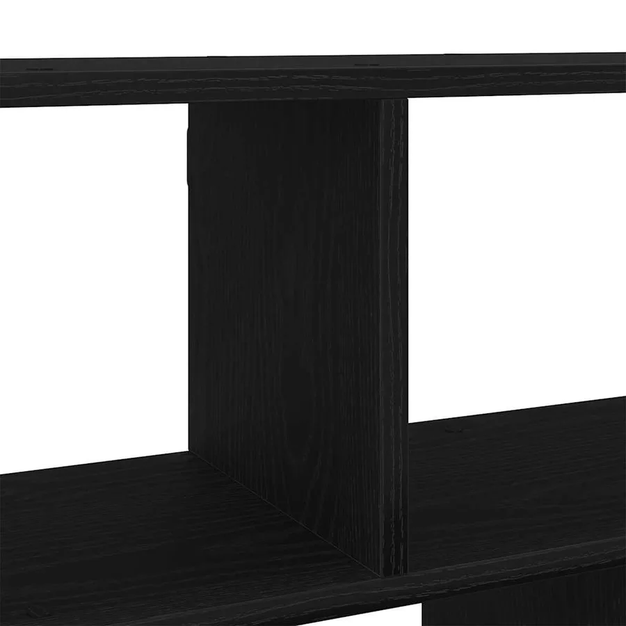 Étagère murale en chêne noir 100 x 25 x 50 cm bois d'ingénierie - 9