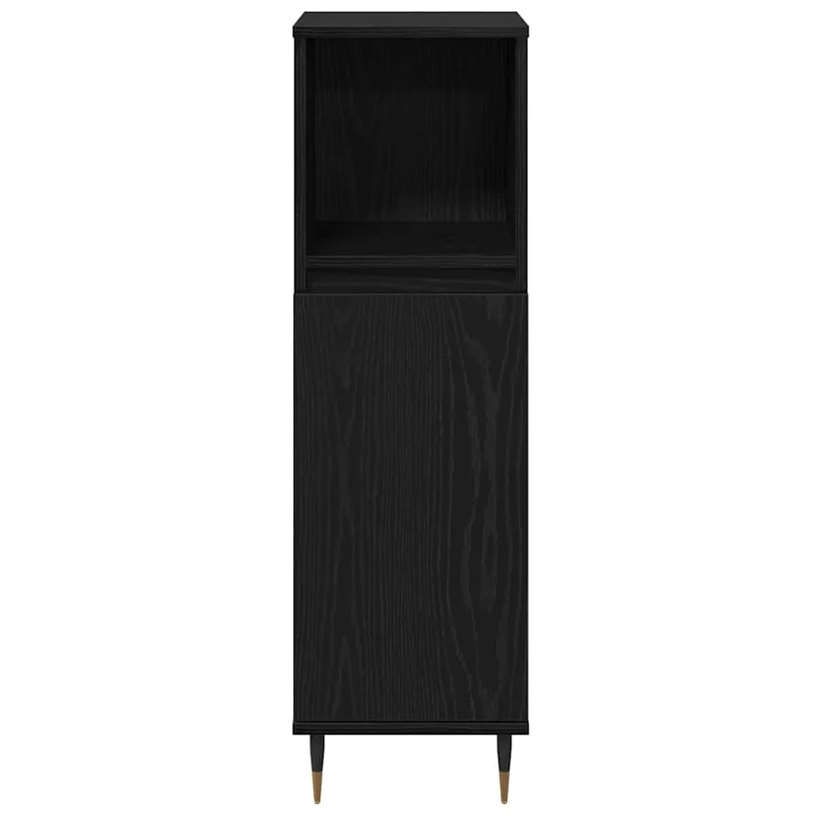 Ensemble de mobilier de salle de bain 3 pcs Chêne noir - 9
