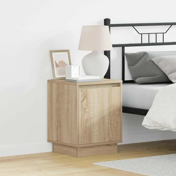 Cabinet de chevet 2 pcs Chêne Sonoma 39 x 34,5 x 50 cm