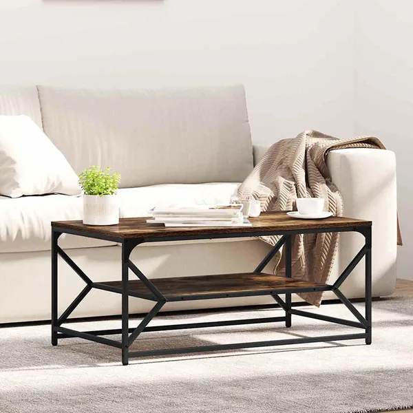 Table basse Chêne fumé 90 x 50 x 40 cm