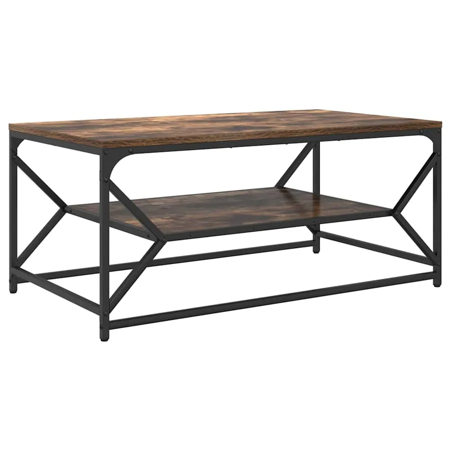 Table basse Chêne fumé 90 x 50 x 40 cm - 2