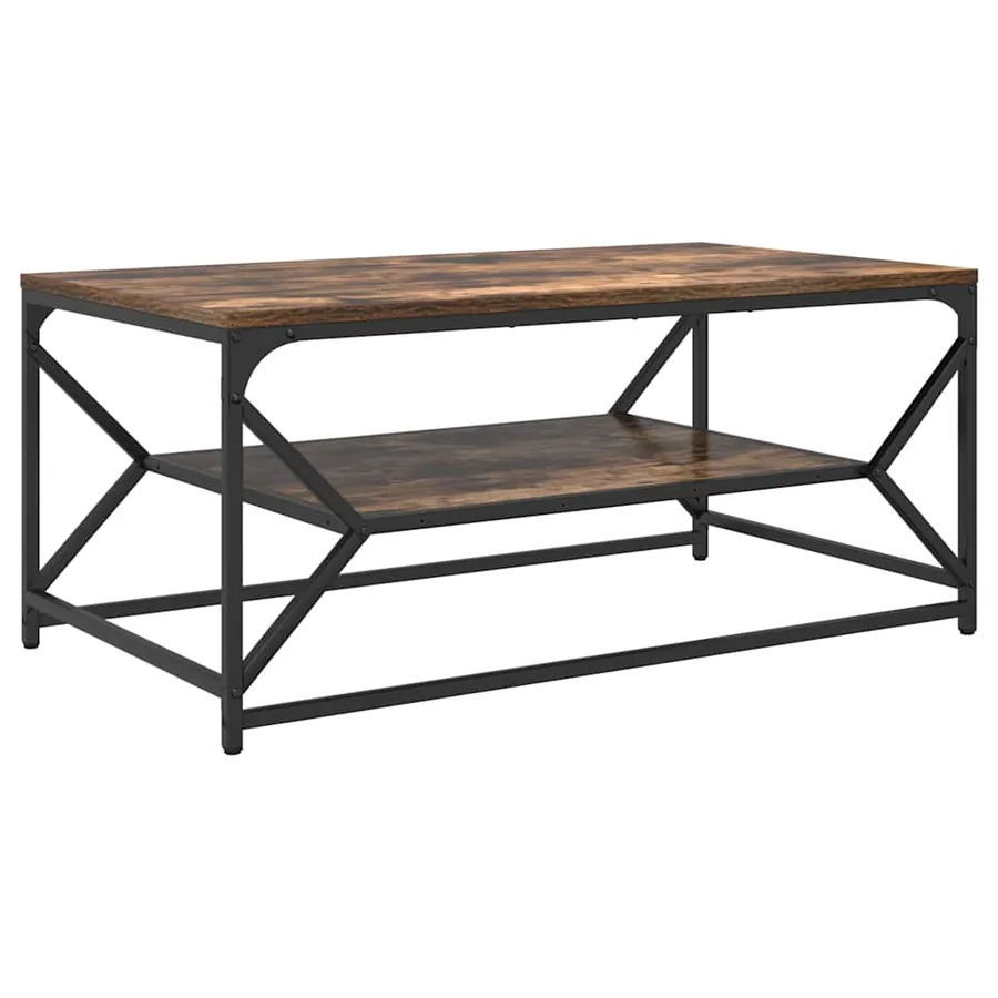 Table basse Chêne fumé 90 x 50 x 40 cm - 7