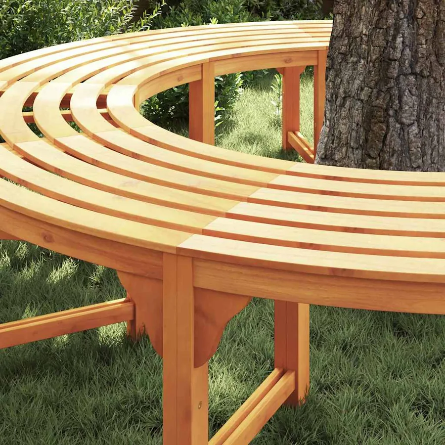 Banc d'Arbre 2 pcs Naturel 160 x 80 x 45 cm - 3