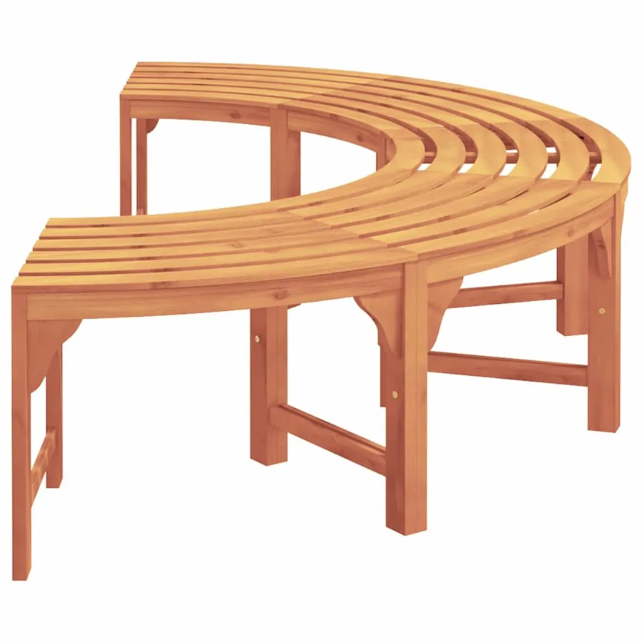 Banc d'Arbre 2 pcs Naturel 160 x 80 x 45 cm - 6