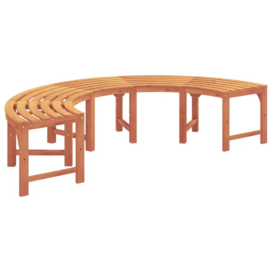 Banc d'Arbre 2 pcs Naturel 160 x 80 x 45 cm - 7