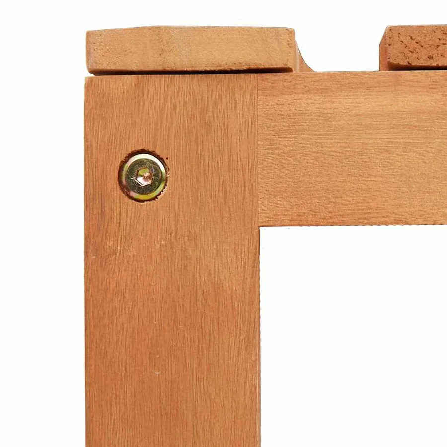 Banc d'Arbre 2 pcs Naturel 160 x 80 x 45 cm - 8