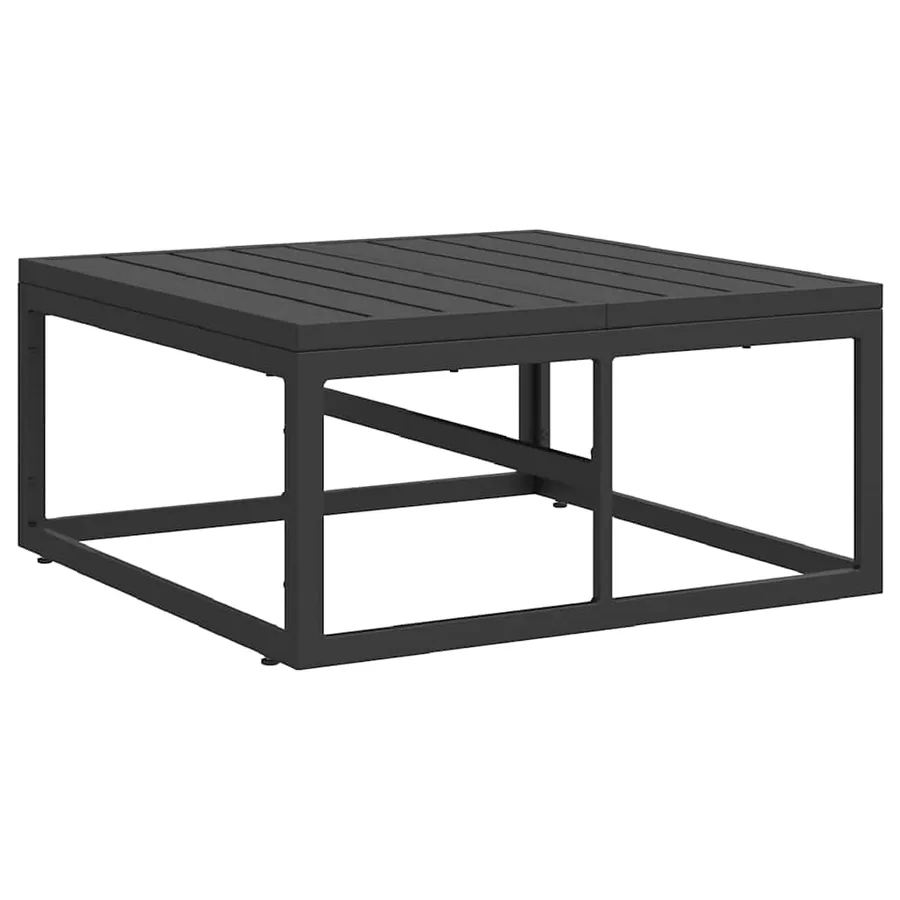 Mobilier de jardin Noir 70 x 70 x 32 cm Métal - 2