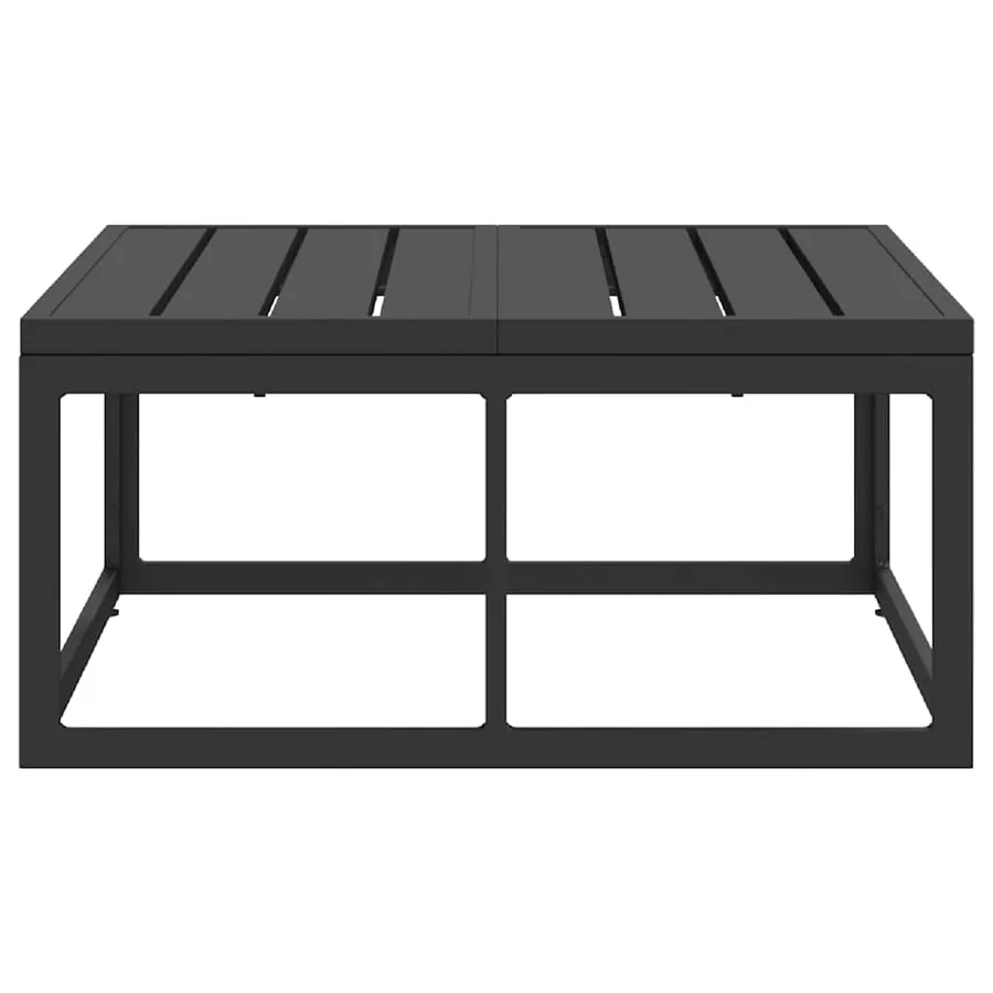 Mobilier de jardin Noir 70 x 70 x 32 cm Métal - 4