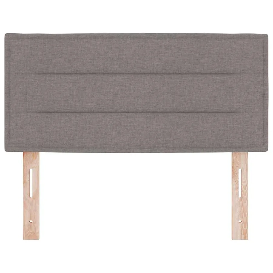 Tête de lit Taupe 90 cm tissu - 4