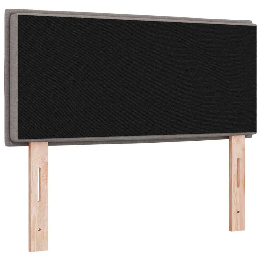 Tête de lit Taupe 90 cm tissu - 7