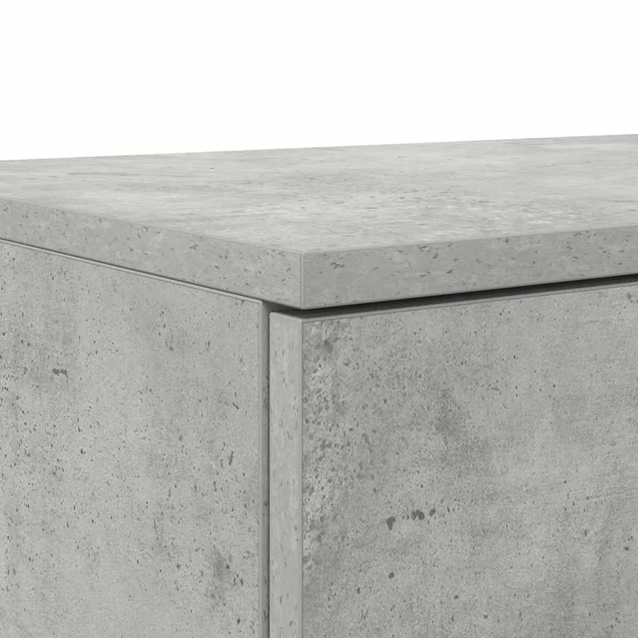 Tiroirs de lit avec tiroir Gris béton 150 x 36,5 x 16,5 cm - 8