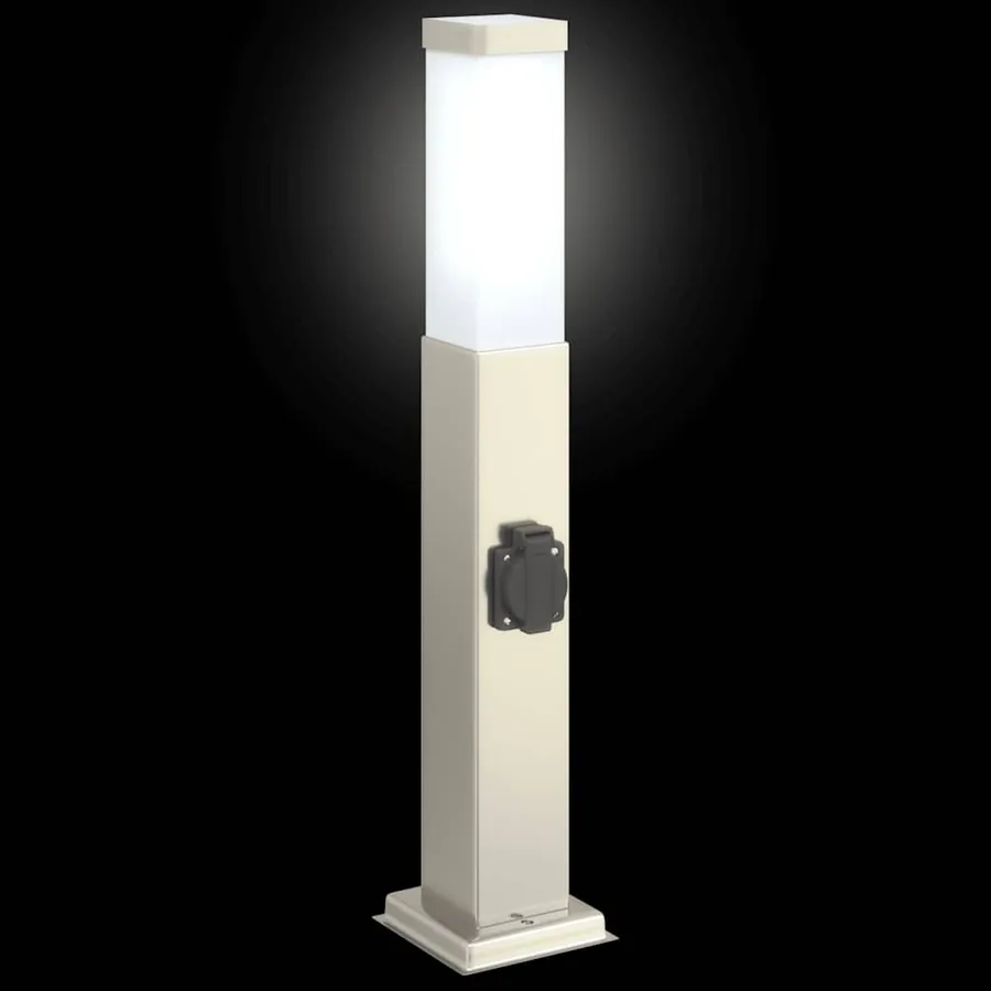 Borne lumineuse avec sortie 50 cm en acier inoxydable IP44 - 6