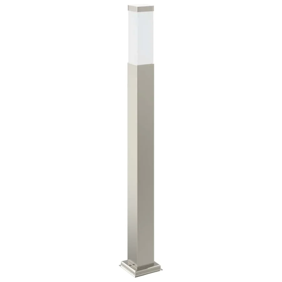 Borne lumineuse avec détecteur et prise 80 cm acier inoxydable IP44 - 5