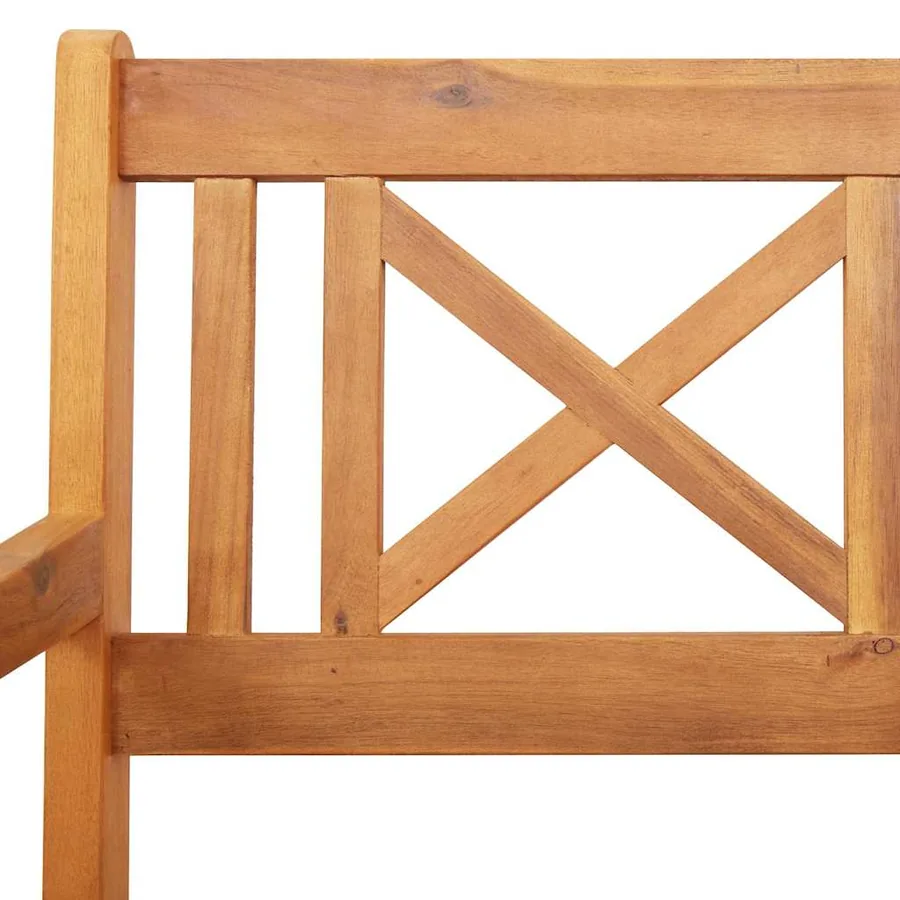Chaises de jardin 8 pcs Naturel Bois d'Acacia Massif - 9