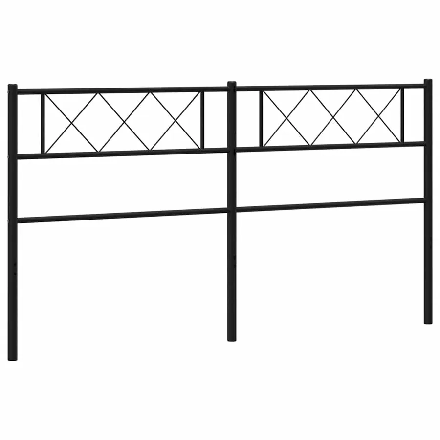 Tête de lit de remplacement métal noir 180 cm - 6