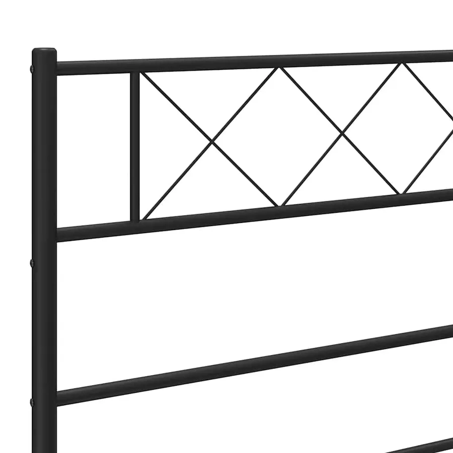 Tête de lit de remplacement métal noir 180 cm - 7