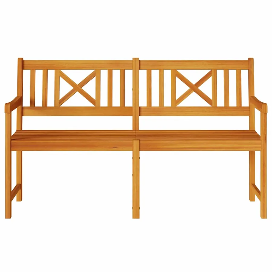 Banc extérieur Naturel 150 x 56 x 90 cm Bois d'Acacia Massif - 4