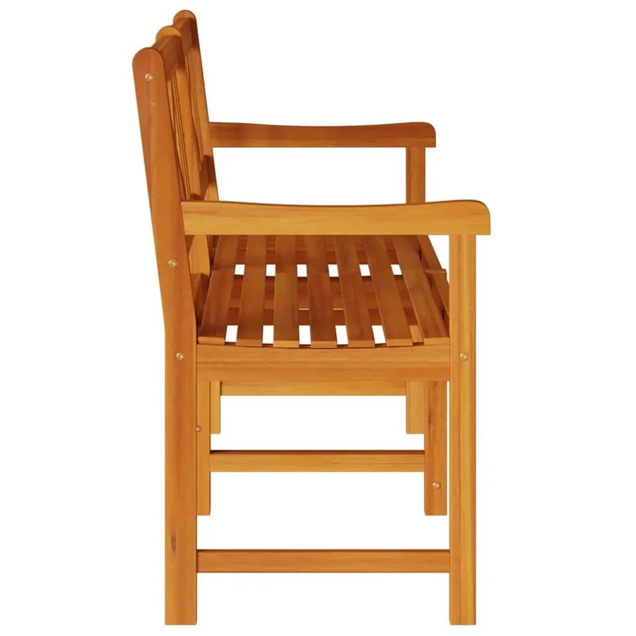 Banc extérieur Naturel 150 x 56 x 90 cm Bois d'Acacia Massif - 5