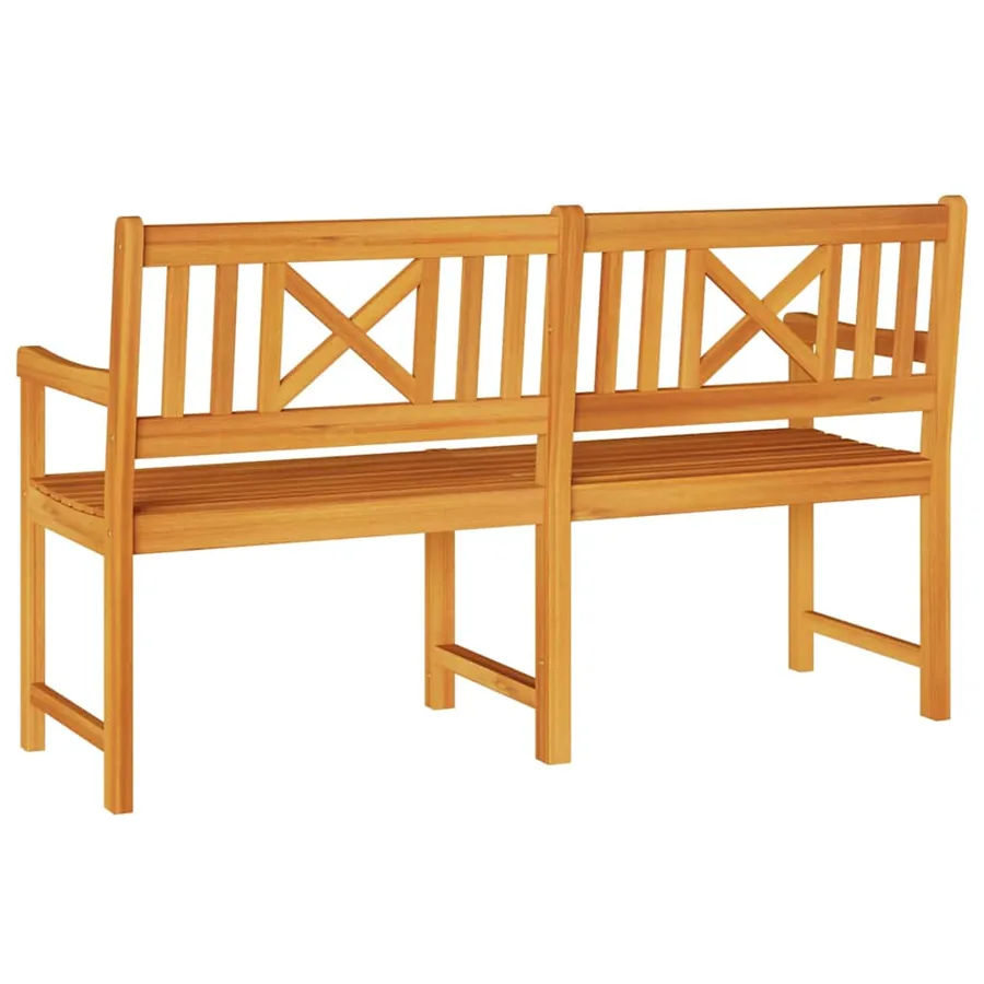 Banc extérieur Naturel 150 x 56 x 90 cm Bois d'Acacia Massif - 6