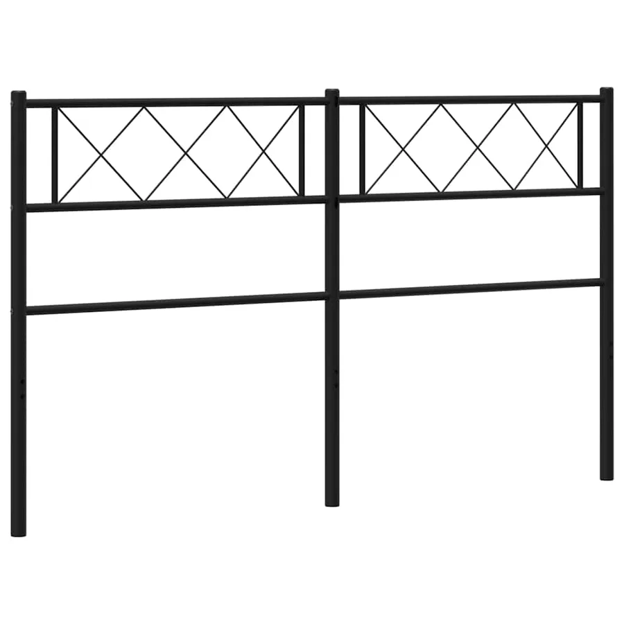 Tête de lit de remplacement métal noir 150 cm - 5