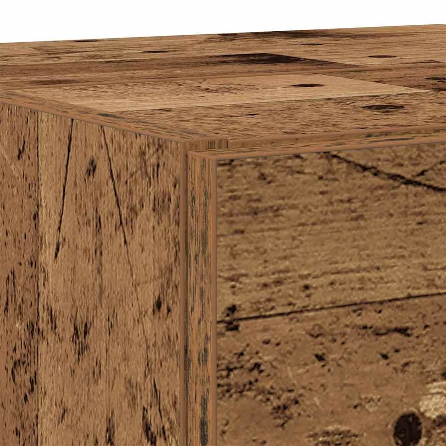 Cabinet de salle de bain avec porte Bois Ancien 78 x 37 x 59 cm - 10