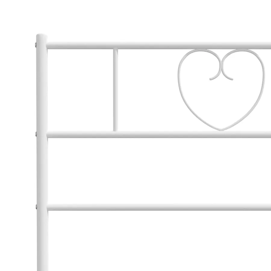 Tête de lit de remplacement métal blanc 193 cm - 6