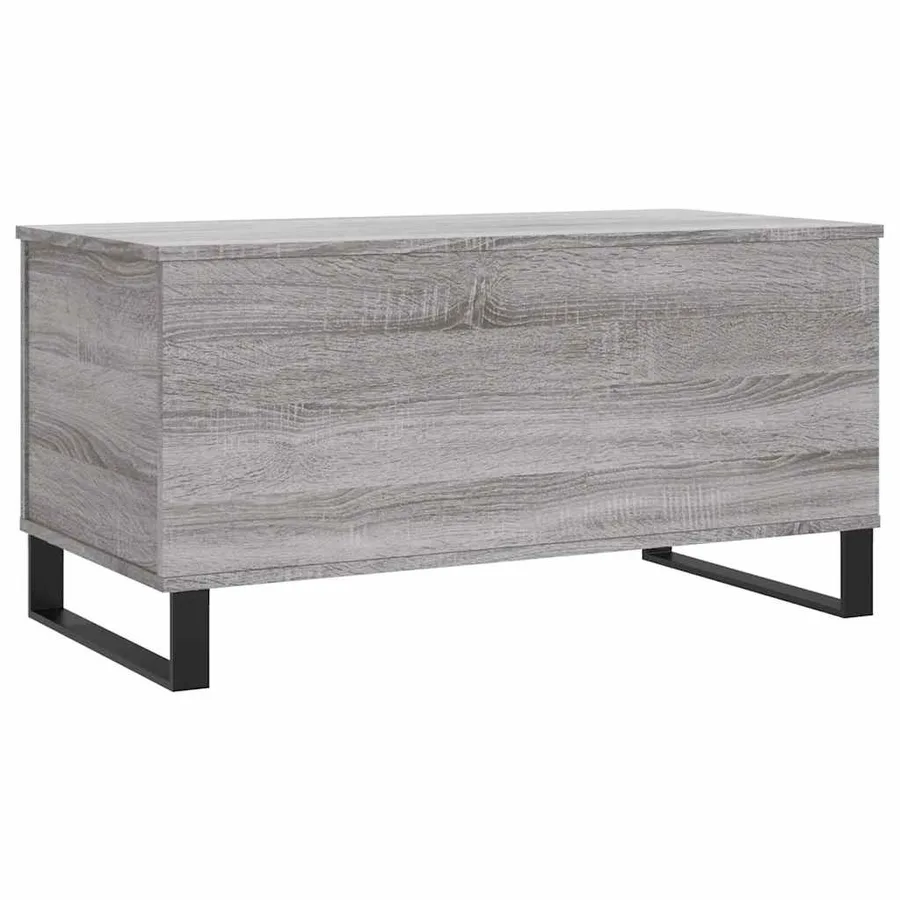 Table basse Sonoma gris 90x44,5x45 cm Bois d'ingénierie - 5