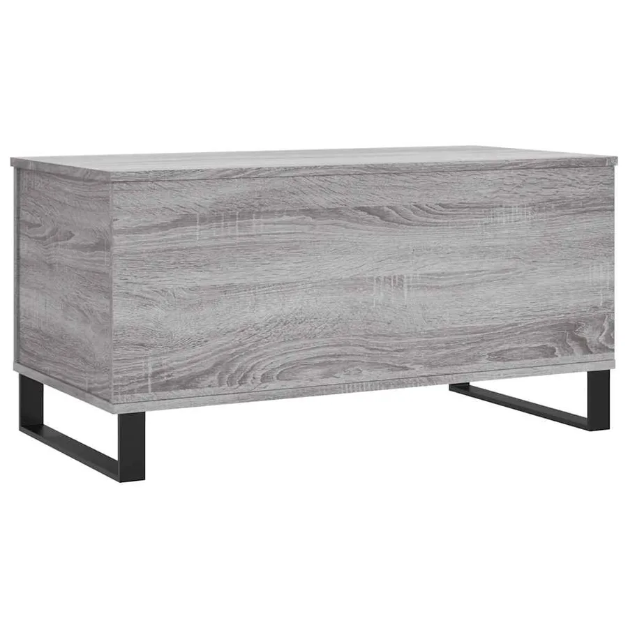 Table basse Sonoma gris 90x44,5x45 cm Bois d'ingénierie - 8