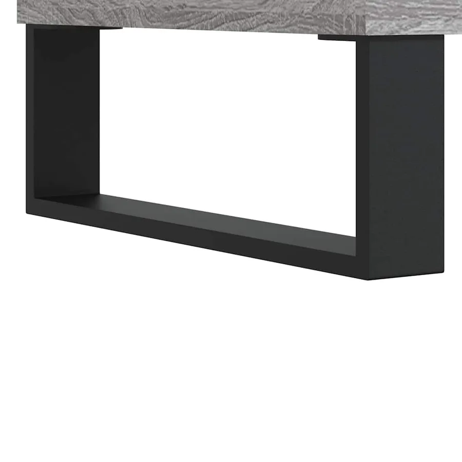 Table basse Sonoma gris 90x44,5x45 cm Bois d'ingénierie - 9